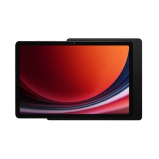 Displine Companion Wall Home for Samsung Tab A9+ 11" Black Powder Coated w. integrated USB-C to USB-C cable
