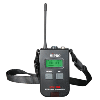 MIPRO MTG-100T UHF digital tour transmitter (rechargeable)