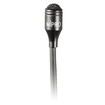 MIPRO MU-55L 4.5mm professional subminiature omni-directional Lavalier microphone. (Black)