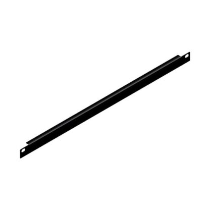 Penn Elcom 0.5U Black Flanged Rack Panel