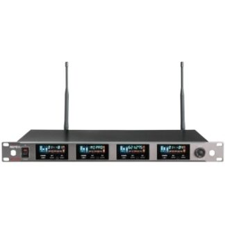 MIPRO ACT-747-DANTE Quad-Channel True Diversity Receiver with DANTE 5UA
