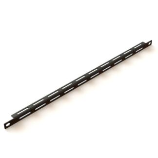 Penn Elcom 12.4mm Deep Black 1/2U Cable Lacing Bar