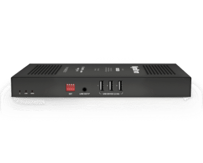 Wyrestorm 4K HDR 4:4:4 60Hz HDBaseT3.0 Receiver with USB Device Inputs, Audio De-embed & PoH 100m/328ft over Cat6