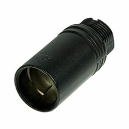 Neutrik Cable connector extension housing for female and male inserts, black coated, 180° coding