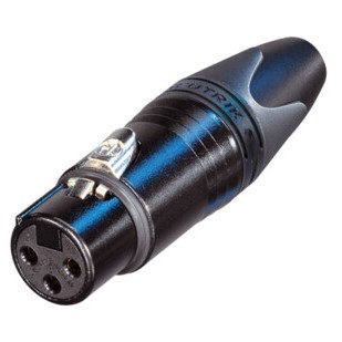 Neutrik XLR NC3FXX-B 3PIN FEMALE LIN
