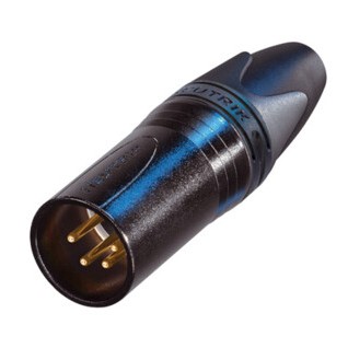 Neutrik XLR NC4MXX-B 4 Pin Male Black