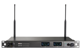 MIPRO ACT-727-DANTE 1-Rack Dual-Channel True Diversity Receiver with Antenna Divider