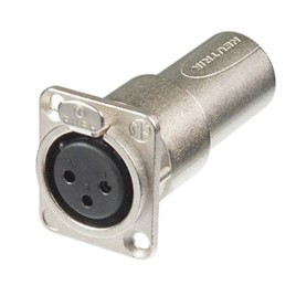 Neutrik NA3FDM Panel mount F-M XLR connector