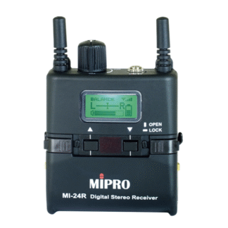 MIPRO MI-24R 2.4 GHz digital stereo bodypack receiver