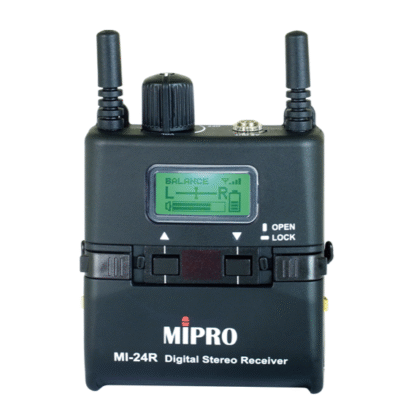 MIPRO MI-24R 2.4 GHz digital stereo bodypack receiver