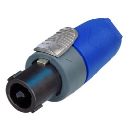 Neutrik 2 pole cable connector, chuck type strain relief - NL2FX