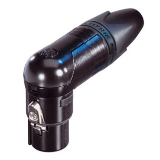 Neutrik XLR NC3FRX-B 3P Female Vinkill