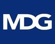 MDG logo. Exton er umboðsaðili MDG á Íslandi.