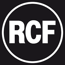 RCF logo. Exton er umboðsaðili RCF á Íslandi.
