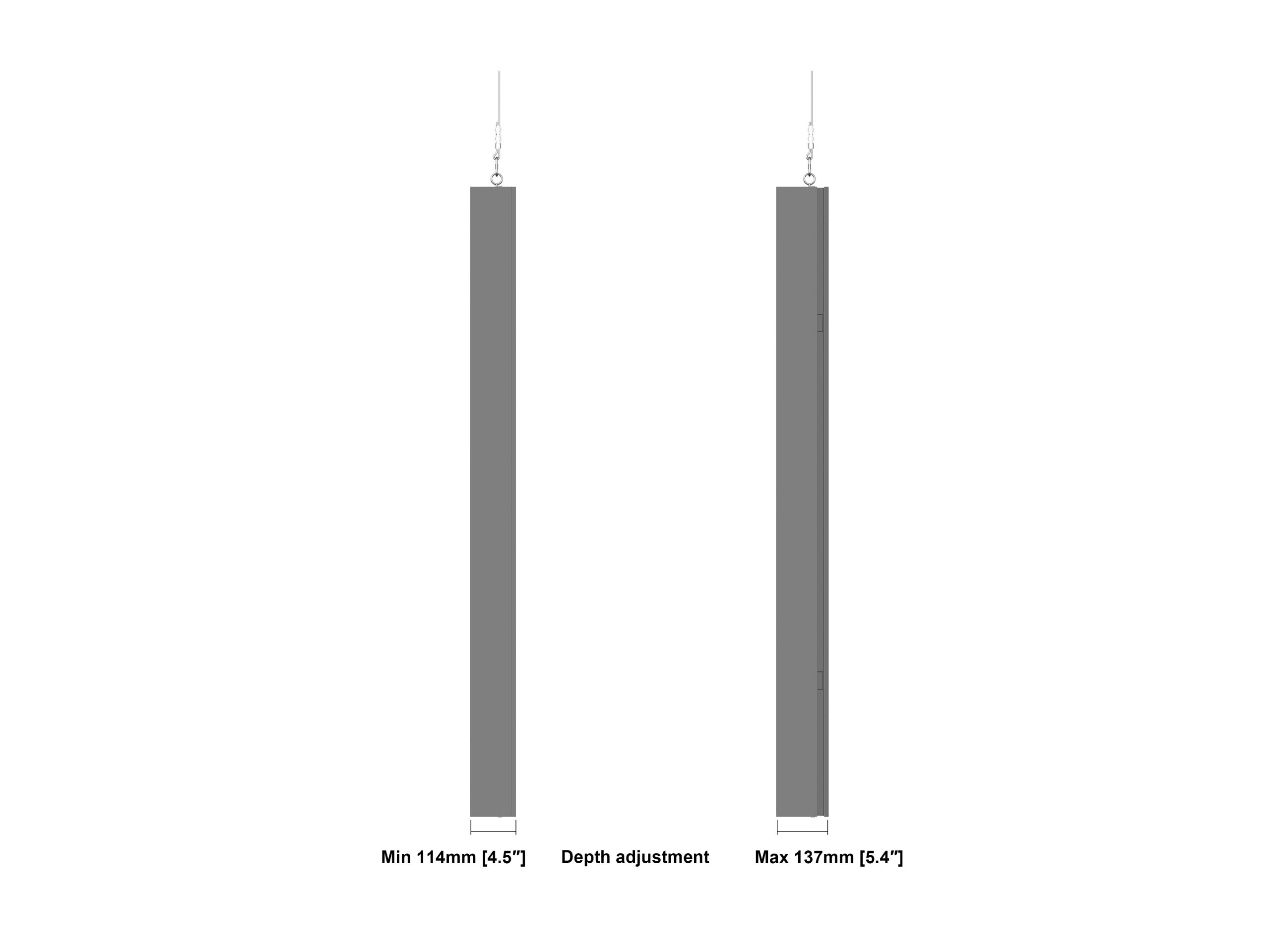 M Pro Series - Enclosure 75¨ Wire High Brightness Large Black - Image 10