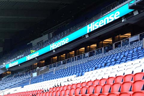 Peremeter skjáir fyrir íþróttaleikvanga og íþróttahús