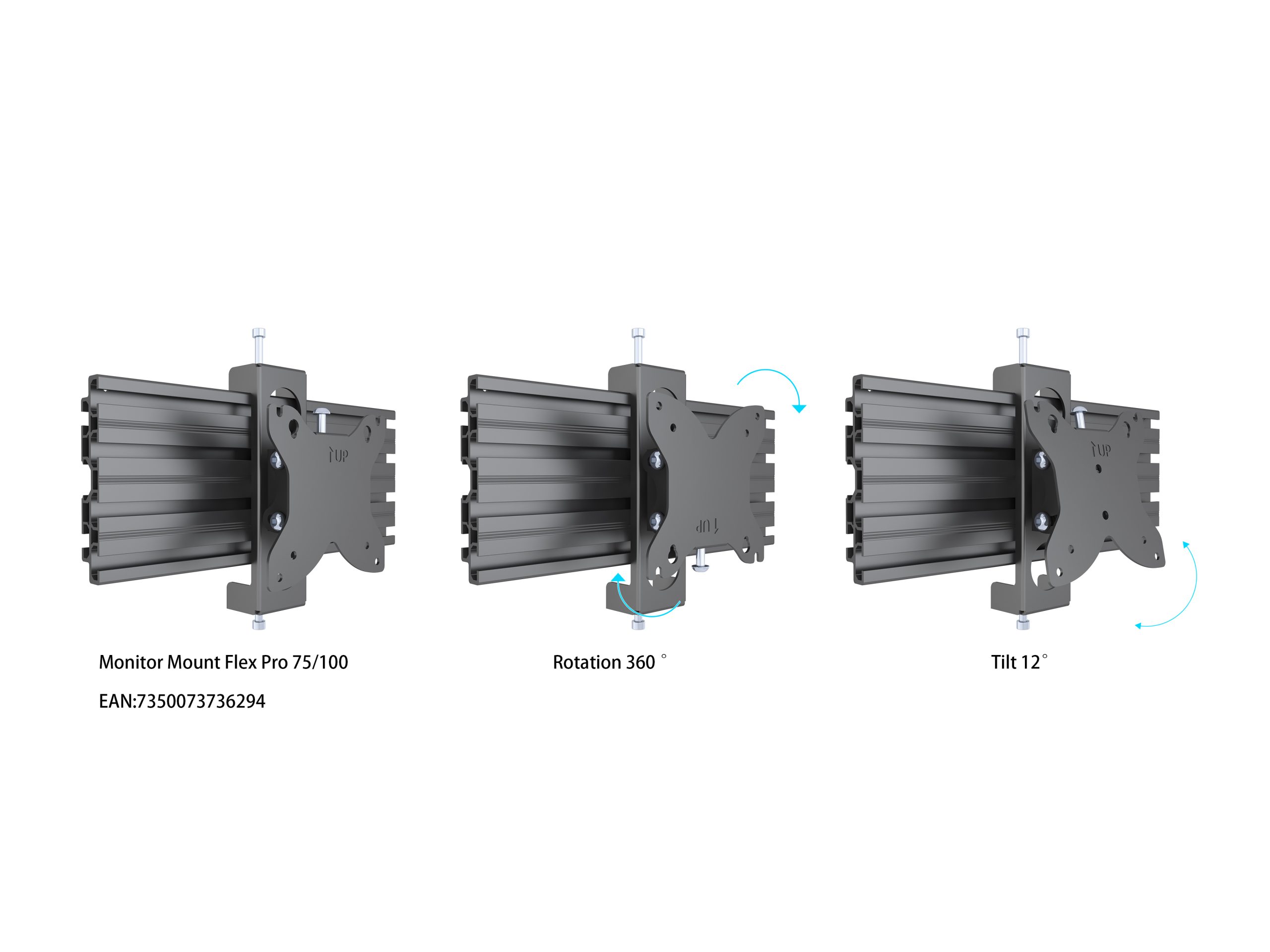 M Deskmount Column Pro 2x1 MBDM2X1U - Image 7