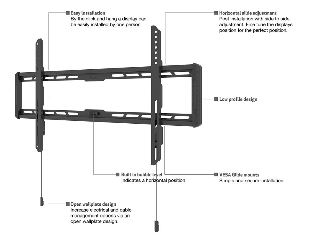 Multibrackets M Universal Wallmount Fixed Small1 - Image 8