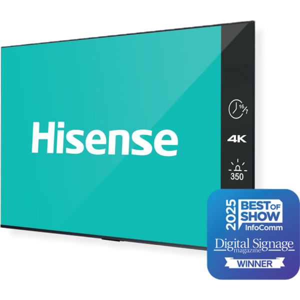 4K UHD Digital Signage Display - 16/7 Operation